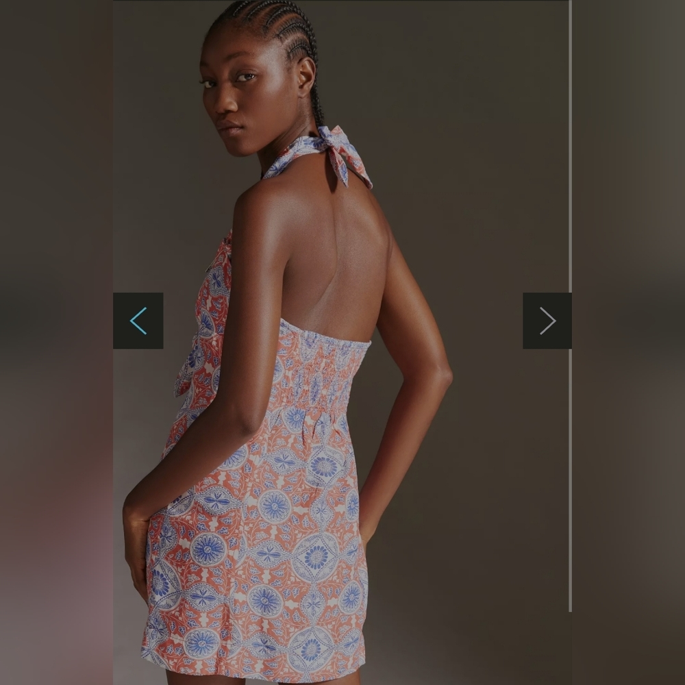 ANTHROPOLOGIE MAEVE Halter Mini Dress - Picture 4 of 10